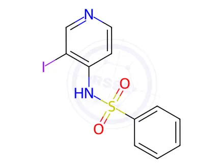 Chemical structure of N-(3-Iodopyridin-4-yl)benzenesulfonamide