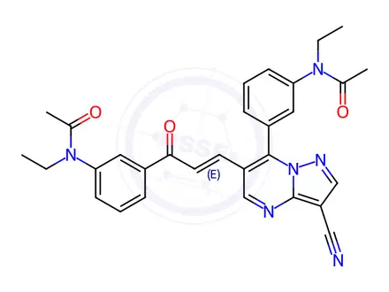 Chemical structure of Zaleplon Impurity 6
