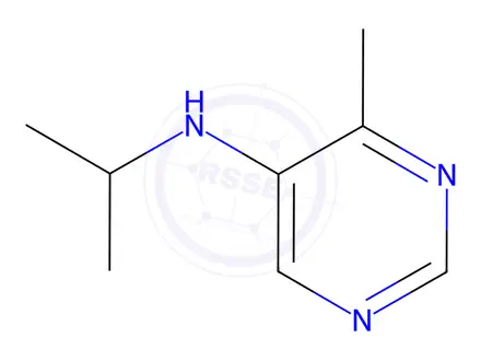 Chemical structure of N-isopropyl-4-methylpyrimidin-5-amine