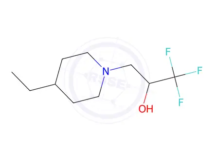 Chemical structure of 3-(4-Ethylpiperidin-1-yl)-1,1,1-trifluoropropan-2-ol