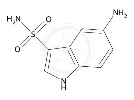Chemical structure of 5-Amino-1H-indole-3-sulfonamide