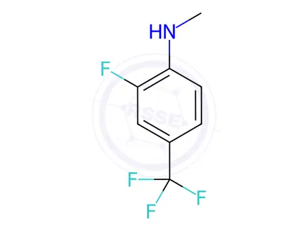 Chemical structure of 2-Fluoro-N-methyl-4-(trifluoromethyl)aniline