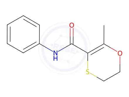 Chemical structure of Carboxin in methanol