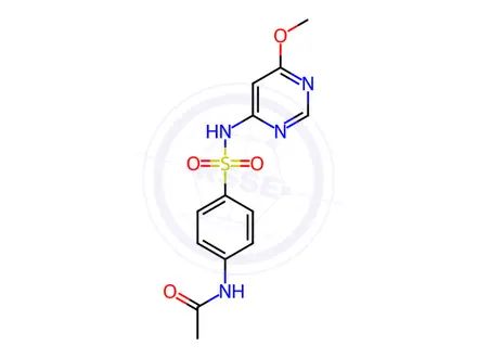 Chemical structure of Sulfamonomethoxine Impurity 2