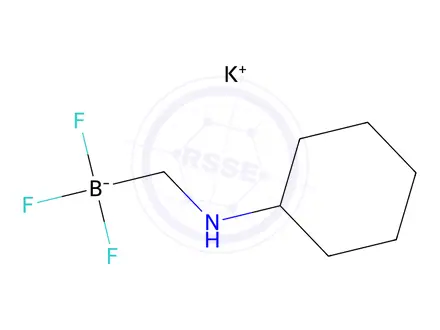 Chemical structure of Potassium ((cyclohexylamino)methyl)trifluoroborate