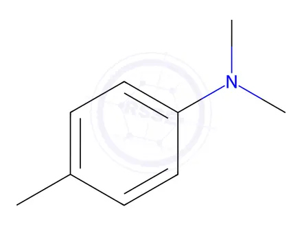 Chemical structure of N,N-Dimethyl-p-toluidine