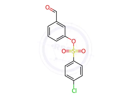 Chemical structure of 3-Formylphenyl 4-chlorobenzenesulfonate