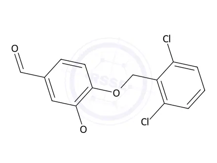 Chemical structure of 4-((2,6-Dichlorobenzyl)oxy)-3-methoxybenzaldehyde
