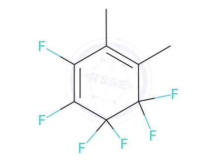 Chemical structure of 1,2,5,5,6,6-Hexafluoro-3,4-dimethyl-1,3-cyclohexadiene