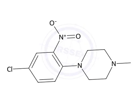 Chemical structure of 1-(4-Chloro-2-nitrophenyl)-4-methylpiperazine