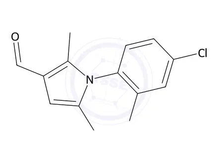 Chemical structure of 1-(4-Chloro-2-methylphenyl)-2,5-dimethyl-1h-pyrrole-3-carbaldehyde