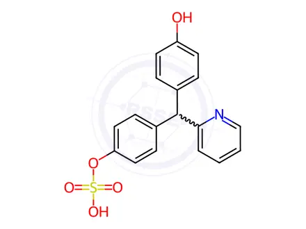 Chemical structure of Sodium Picosulfate EP Impurity A (free)