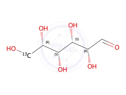 Chemical structure of L-[6-13C]idose