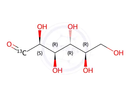 Chemical structure of D-[1-13C]altrose