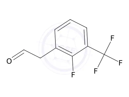 Chemical structure of 2-(2-Fluoro-3-(trifluoromethyl)phenyl)acetaldehyde