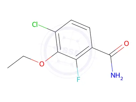 Chemical structure of 4-Chloro-3-ethoxy-2-fluorobenzamide
