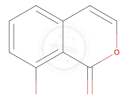 Chemical structure of 8-Hydroxy-1H-isochromen-1-one