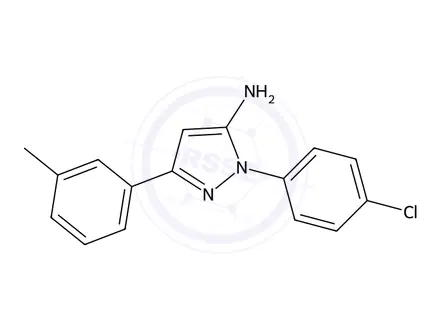 Chemical structure of 1-(4-Chlorophenyl)-3-(m-tolyl)-1H-pyrazol-5-amine