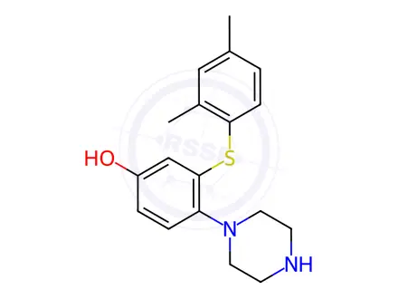 Chemical structure of Vortioxetine Metabolite Hydrochloride
