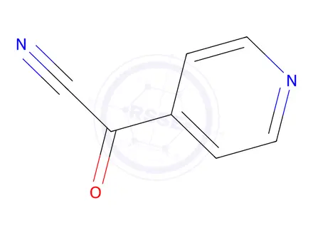 Chemical structure of Isonicotinoyl cyanide