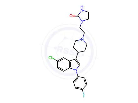 Chemical structure of Sertindole