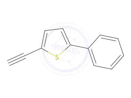 Chemical structure of 2-Ethynyl-5-phenylthiophene