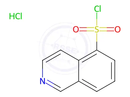 Chemical structure of Isoquinoline-5-sulfonyl Chloride, Hydrochloride