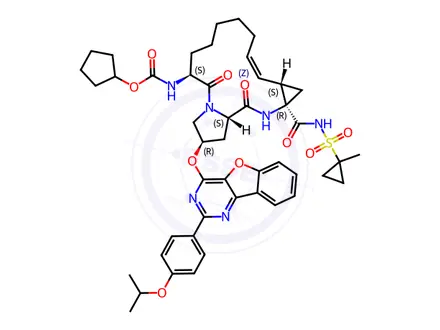 Chemical structure of Furaprevir