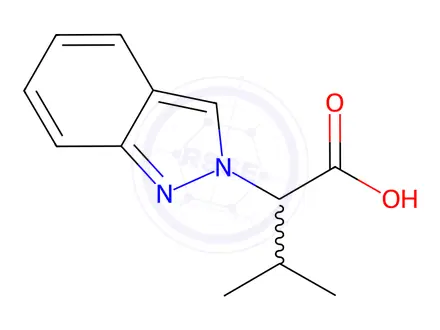 Chemical structure of 2-(2h-Indazol-2-yl)-3-methylbutanoic acid