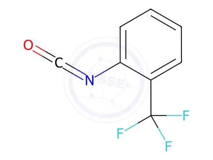 Chemical structure of 2-(Trifluoromethyl)phenyl Isocyanate