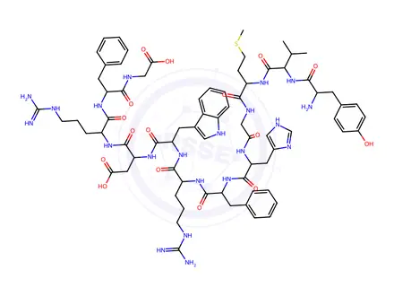 Chemical structure of γ2-MSH