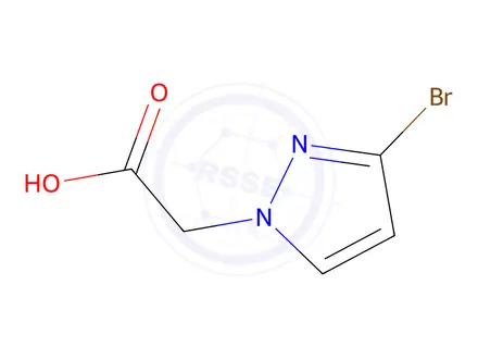 Chemical structure of 2-(3-Bromo-1h-pyrazol-1-yl)acetic acid