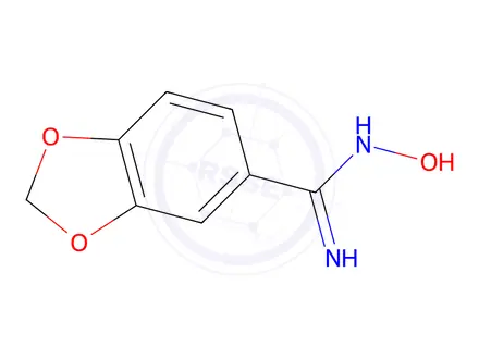 Chemical structure of N-Hydroxybenzo[d][1,3]dioxole-5-carboximidamide