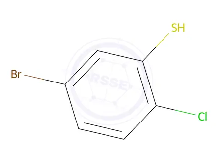 Chemical structure of 5-Bromo-2-chlorobenzenethiol