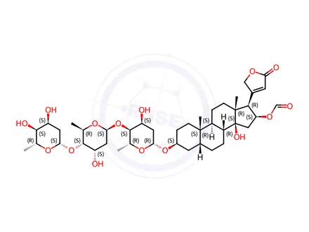 Chemical structure of gitaloxin