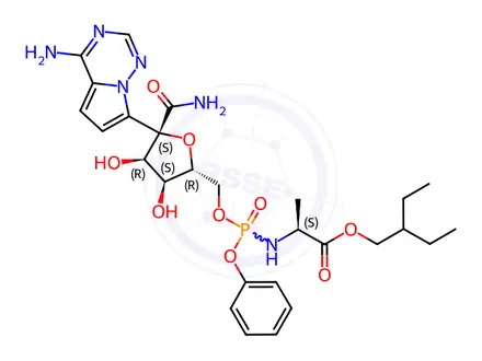Chemical structure of Remdesivir Impurity 90