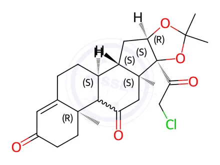 Chemical structure of Halcinonide Impurity 30