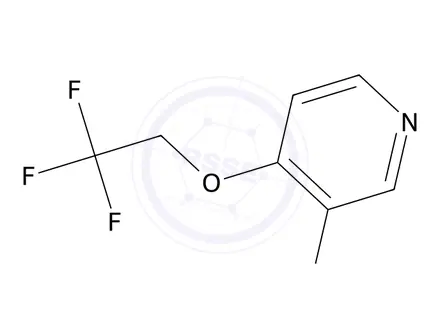 Chemical structure of 3-Bromo-4-(2,2,2-trifluoroethoxy)pyridine
