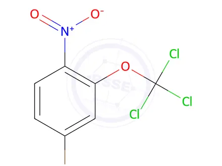 Chemical structure of 4-Bromo-1-nitro-2-(trichloromethoxy)benzene