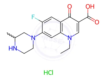 Chemical structure of Lomefloxacin Impurity 27