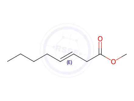 Chemical structure of METHYL-3-OCTENOATE