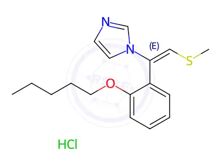 Chemical structure of Neticonazole Hydrochloride