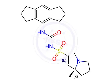Chemical structure of Usnoflast