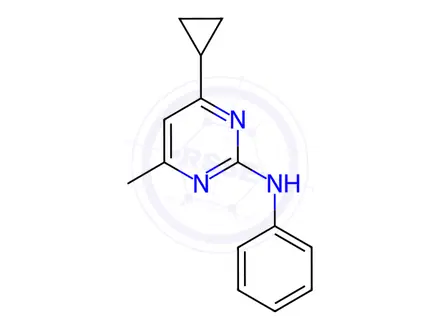 Chemical structure of Cyprodinil