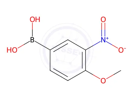 Chemical structure of 4-Methoxy-3-nitrophenylboronic Acid