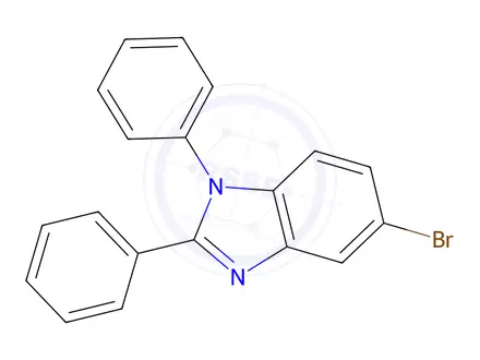 Chemical structure of 5-Bromo-1,2-diphenyl-1H-benzo[d]imidazole