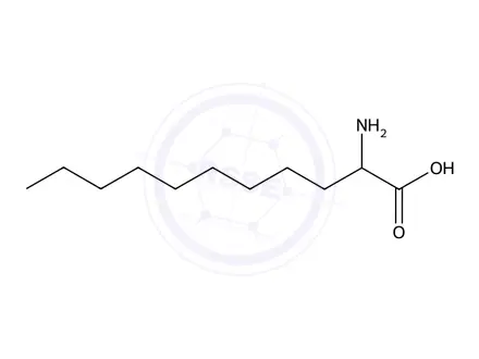 Chemical structure of 2-Aminoundecanoic acid