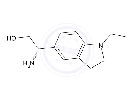 Chemical structure of (s)-2-Amino-2-(1-ethylindolin-5-yl)ethan-1-ol