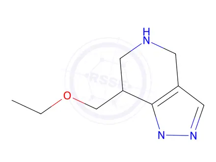 Chemical structure of 7-(Ethoxymethyl)-1-methyl-4,5,6,7-tetrahydro-1H-pyrazolo[4,3-c]pyridine
