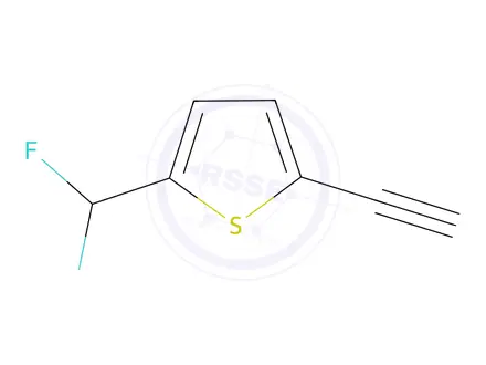 Chemical structure of 2-(Difluoromethyl)-5-ethynylthiophene